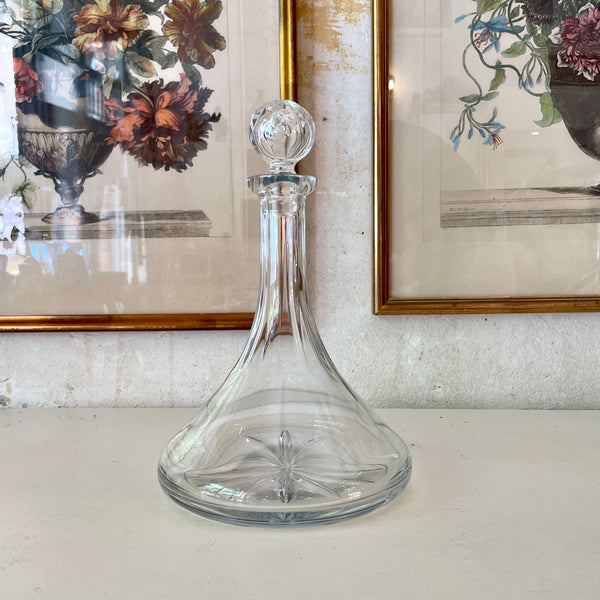 Carafe à décanter en cristal