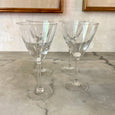 Lot de 4 verres en cristal Christofle