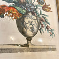 Lot de 4 grandes gravures  bouquets de fleurs d'apères Jean-Baptiste Monnoyer