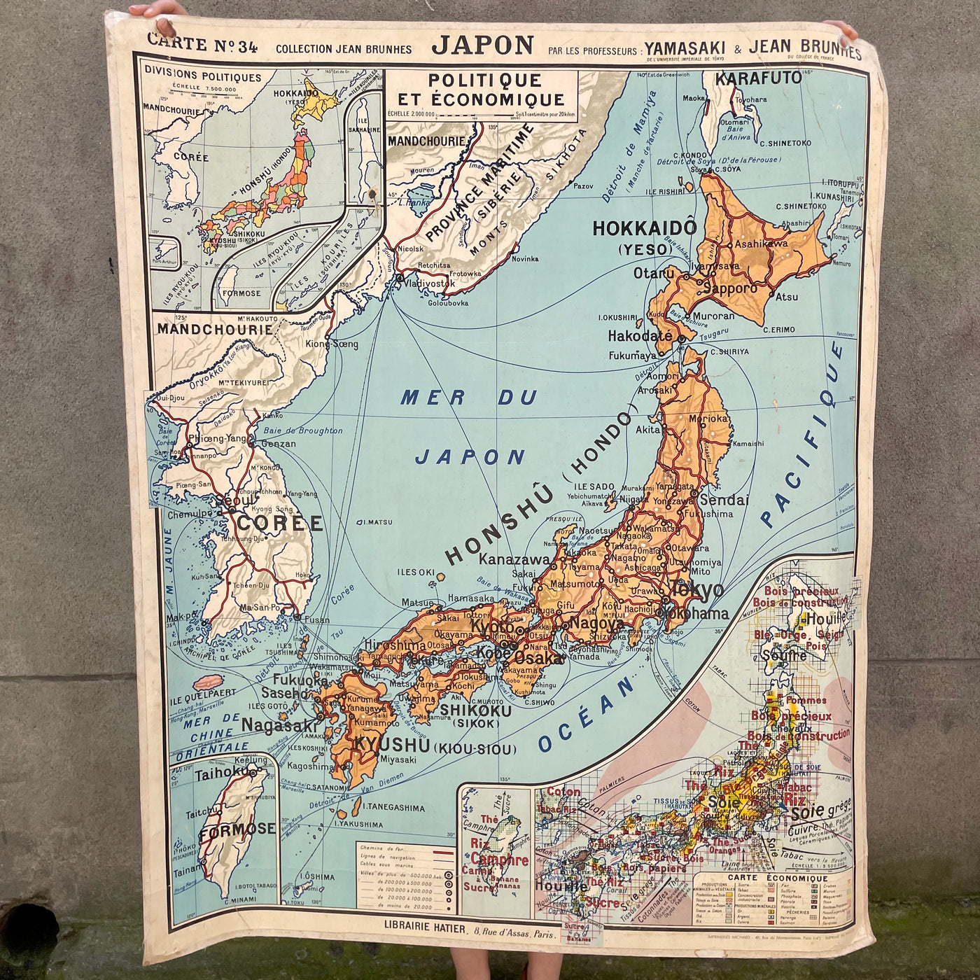 Carte géographique Le Japon n° 34