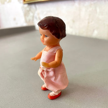 ANCIENNE FIGURINE STATUETTE Biscuit Porcelaine Porte Plume soliflore H
