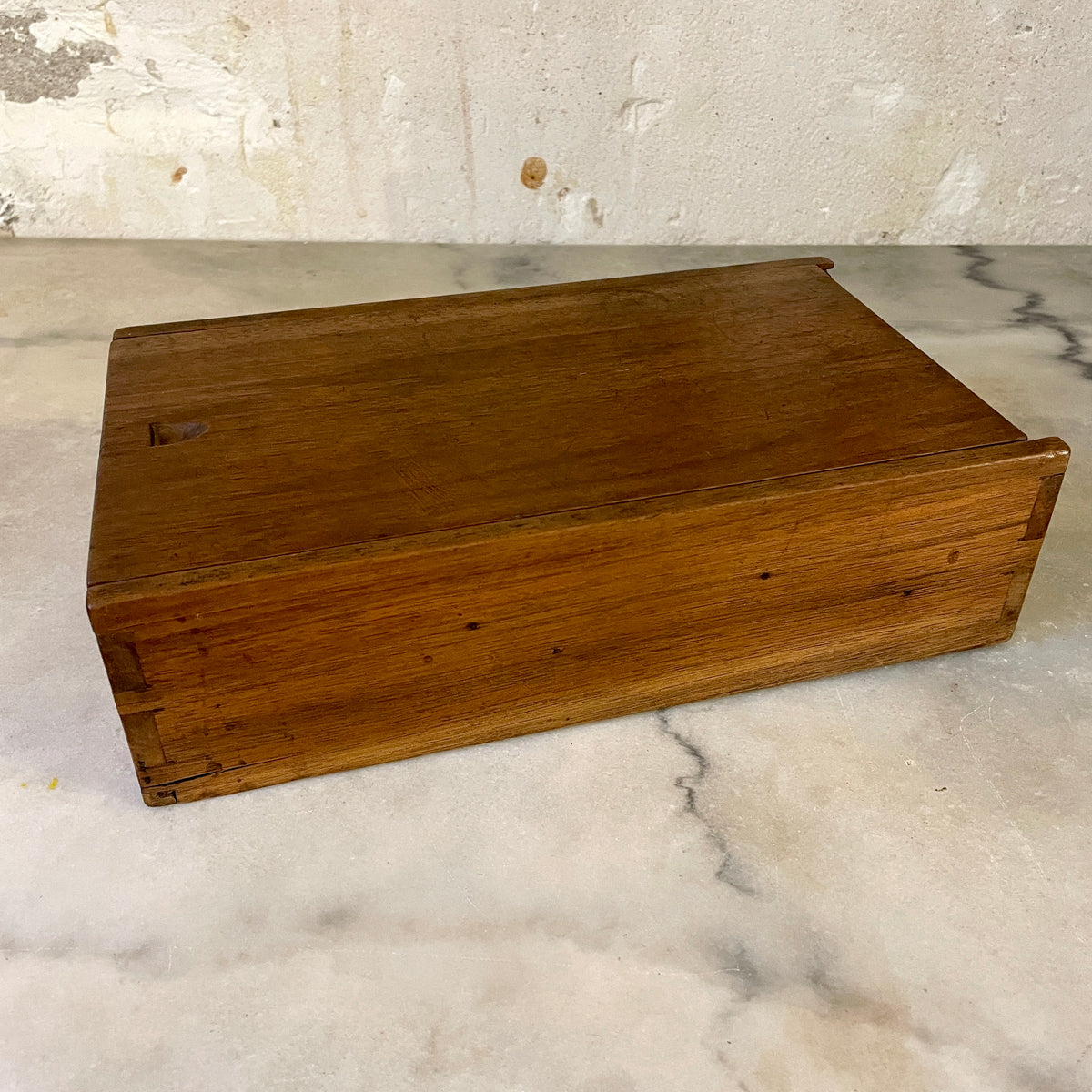 Boîte à Saucisson En Bois Vintage Marine Concept - Couvercle Coulissant, Idéale Pour Apéro Ou Décoration