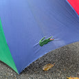 Très grand parapluie vintage multicolore Lacoste 104 cm