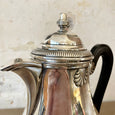 Service à café en métal argenté modèle coquille