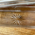 Boîte rectangulaire cristal et métal argenté A Krupp Berndorf