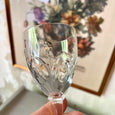 Lot de 6 verres en cristal taillé