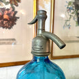 Siphon ancien bleu Tarascon