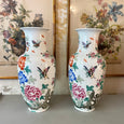 Paire de vases chinois forme balustre, XXe