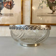 Coupe Art Nouveau en cristal et argent massig Saglier Frères & Cie