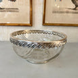 Coupe Art Nouveau en cristal et argent massig Saglier Frères & Cie