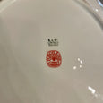Assiettes en porcelaine de Limoges Lafarge & Cie blanche et dorée