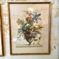 Lot de 4 grandes gravures  bouquets de fleurs d'apères Jean-Baptiste Monnoyer