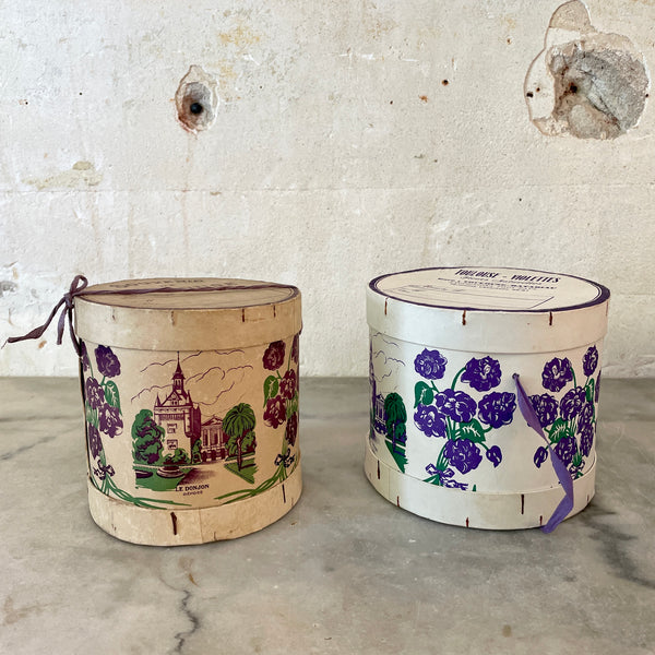 Boîte en carton Violettes de Toulouse