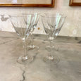 Lot de 4 verres en cristal Christofle