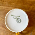 Paire de tasses à café en porcelaine de Limoges Art Déco