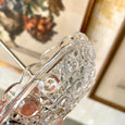 Porte-rasoir cristal Baccarat pointes de diamant