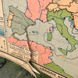 Carte géographique Océans et Mer - Méditerranée Collection Jean Brunhes