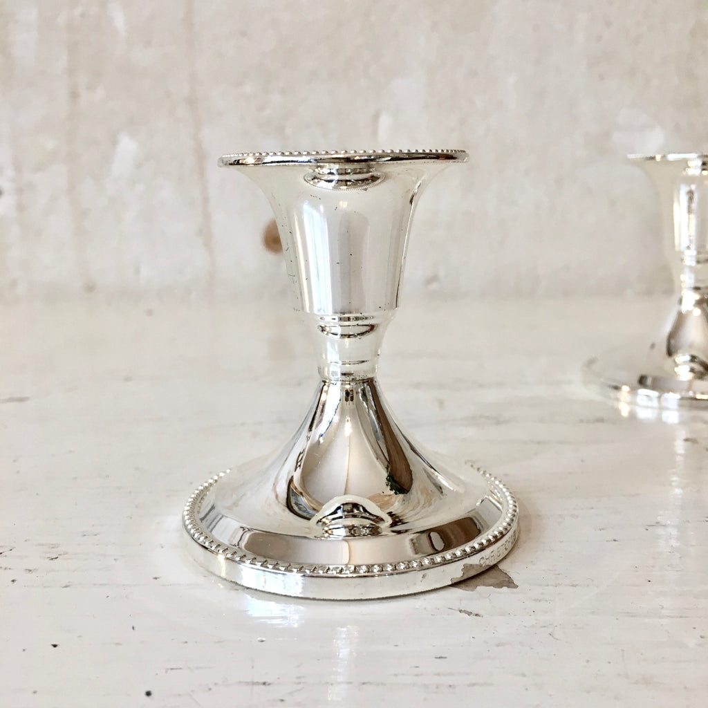 Paire de bougeoirs Christofle