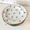 Assiette à soupe en porcelaine de Limoges décor fleurs
