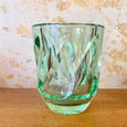 Vase en cristal de Daum vert