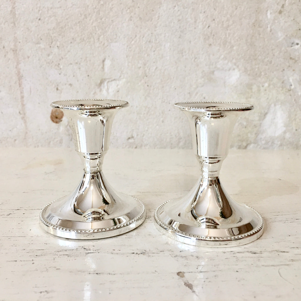 Paire de bougeoirs Christofle