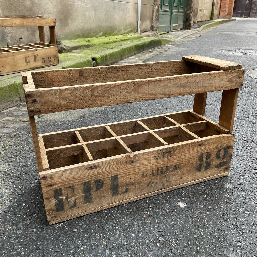 Casier en bois 10 bouteilles