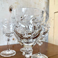 Lot de 6 verres à eau en cristal Brunner