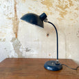 Lampe de bureau vintage bleue