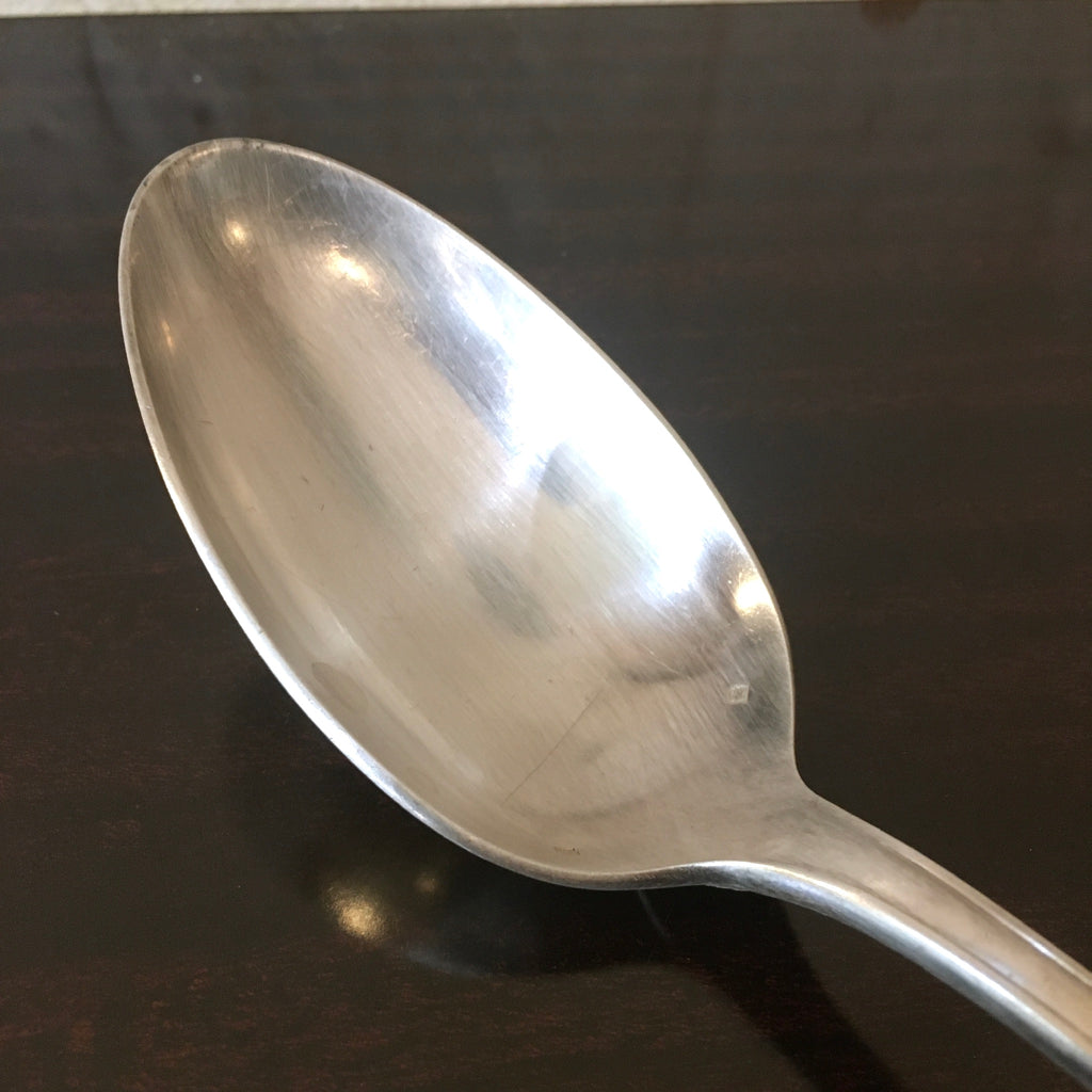 Cuillère de service Argental monogrammée