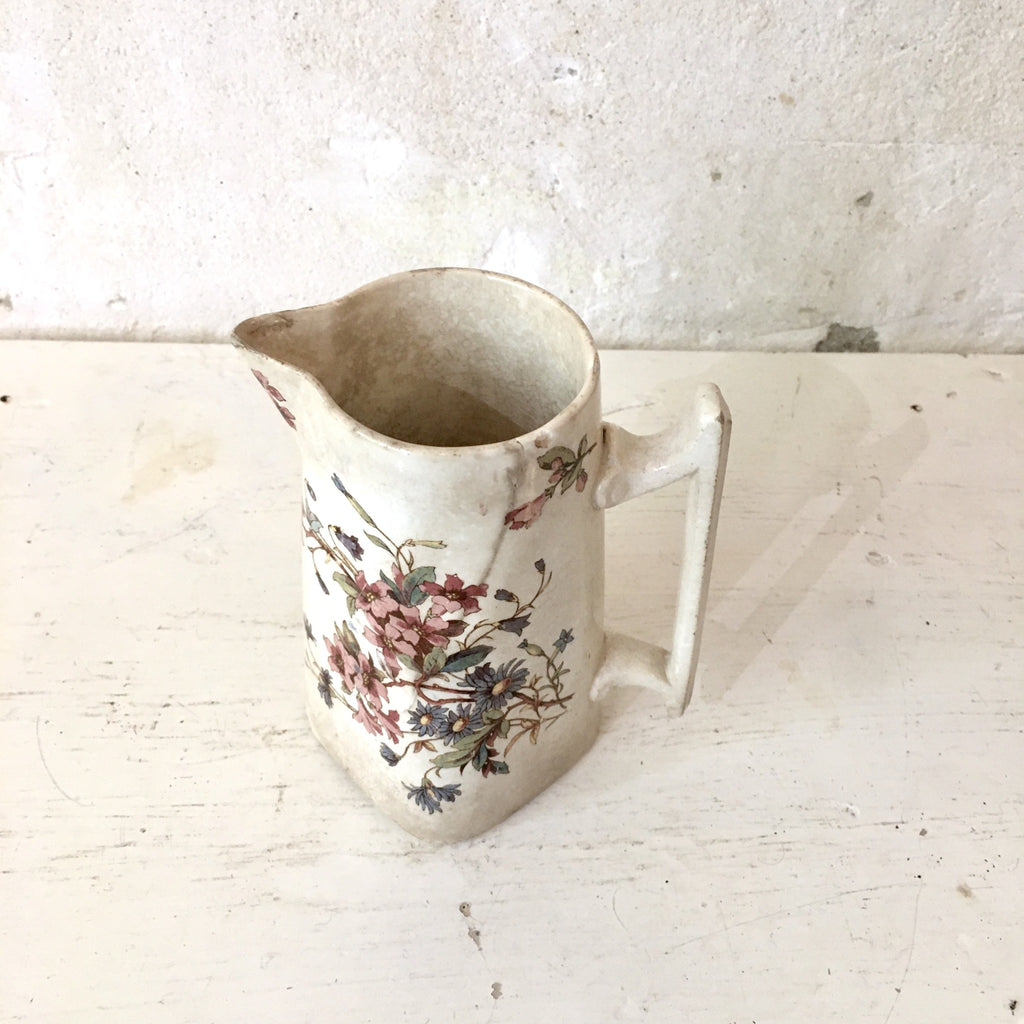 Petite cruche Art Nouveau Sarreguemines