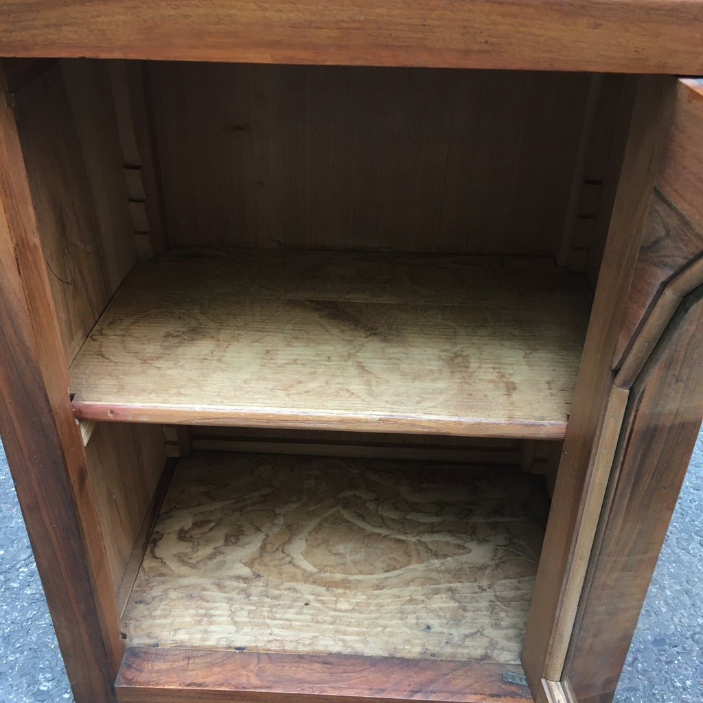 Petite vitrine Art Déco en bois - détails