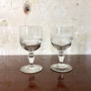 Lot de 2 verres ballon en cristal