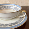 Paire de tasses en porcelaine de Limoges Charles Ahrenfeldt