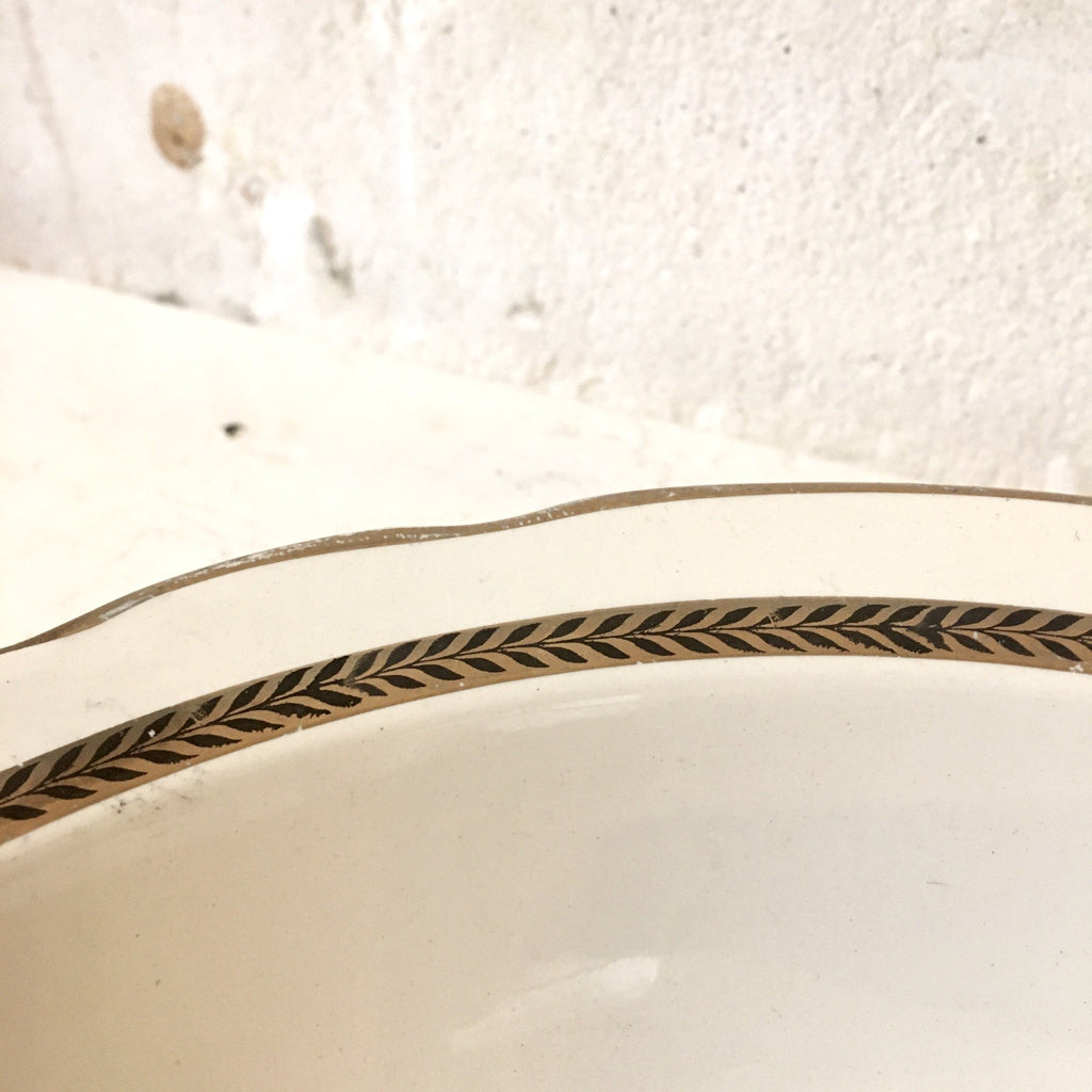 Plat rond et creux " Turenne " Digoin Sarreguemines