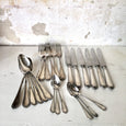 Lot de 6 fourchettes en métal argenté Charlionais & Panassier