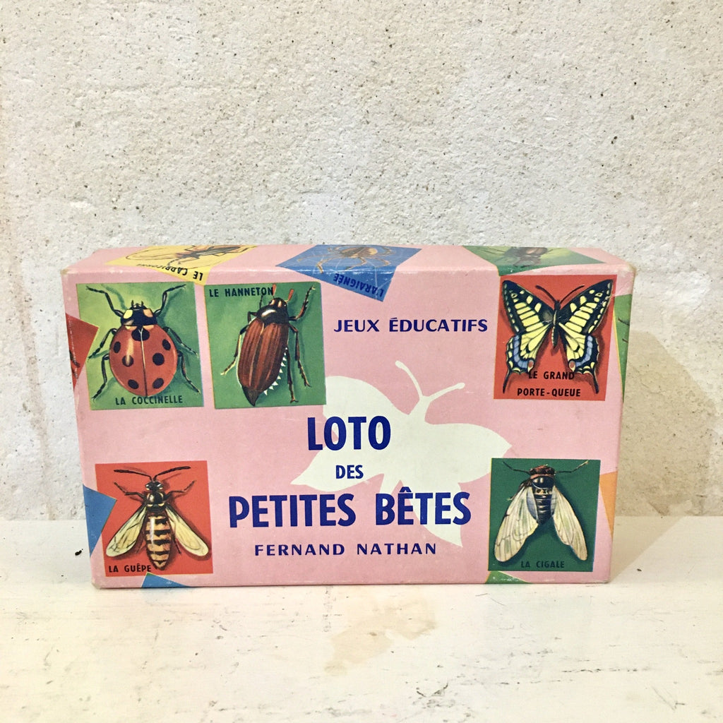 Jeu de loto des petites bêtes par Fernand Nathan
