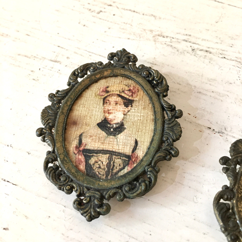 Paire de médaillons mini