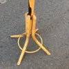 Porte-manteaux vintage des années 60 rotin et bambou