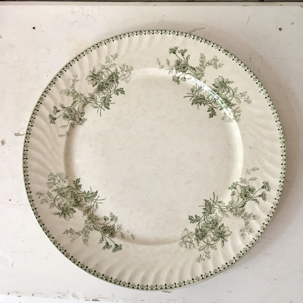 Plat rond Sarreguemines Elvire diamètre 34 cm