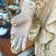 Statue Vierge en bois polychrome XVIIIe