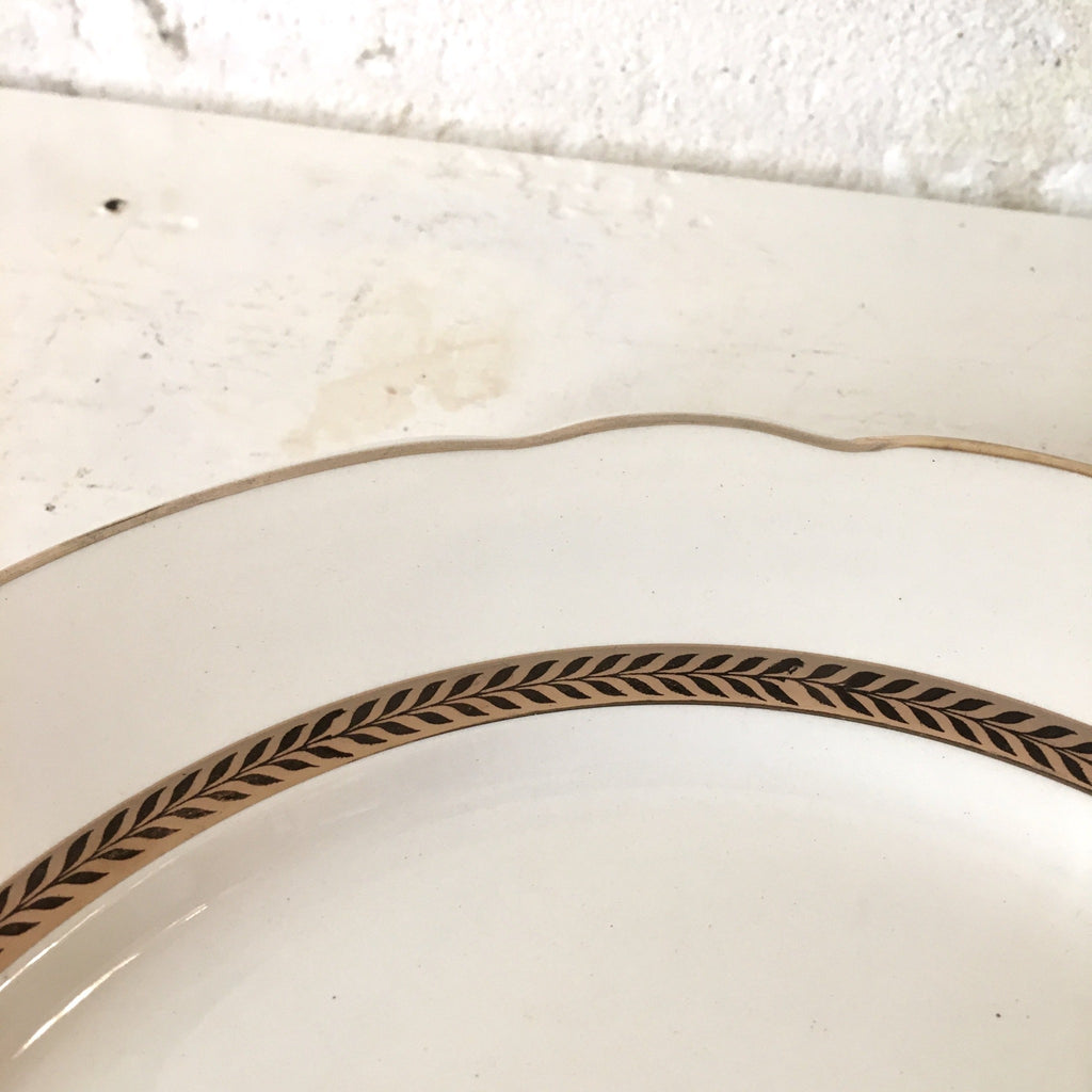 Assiette plate "Turenne" Digoin Sarreguemines