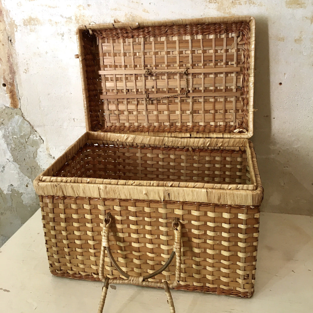 Panier pique-nique en osier