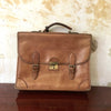 Cartable cuir Longchamp marron