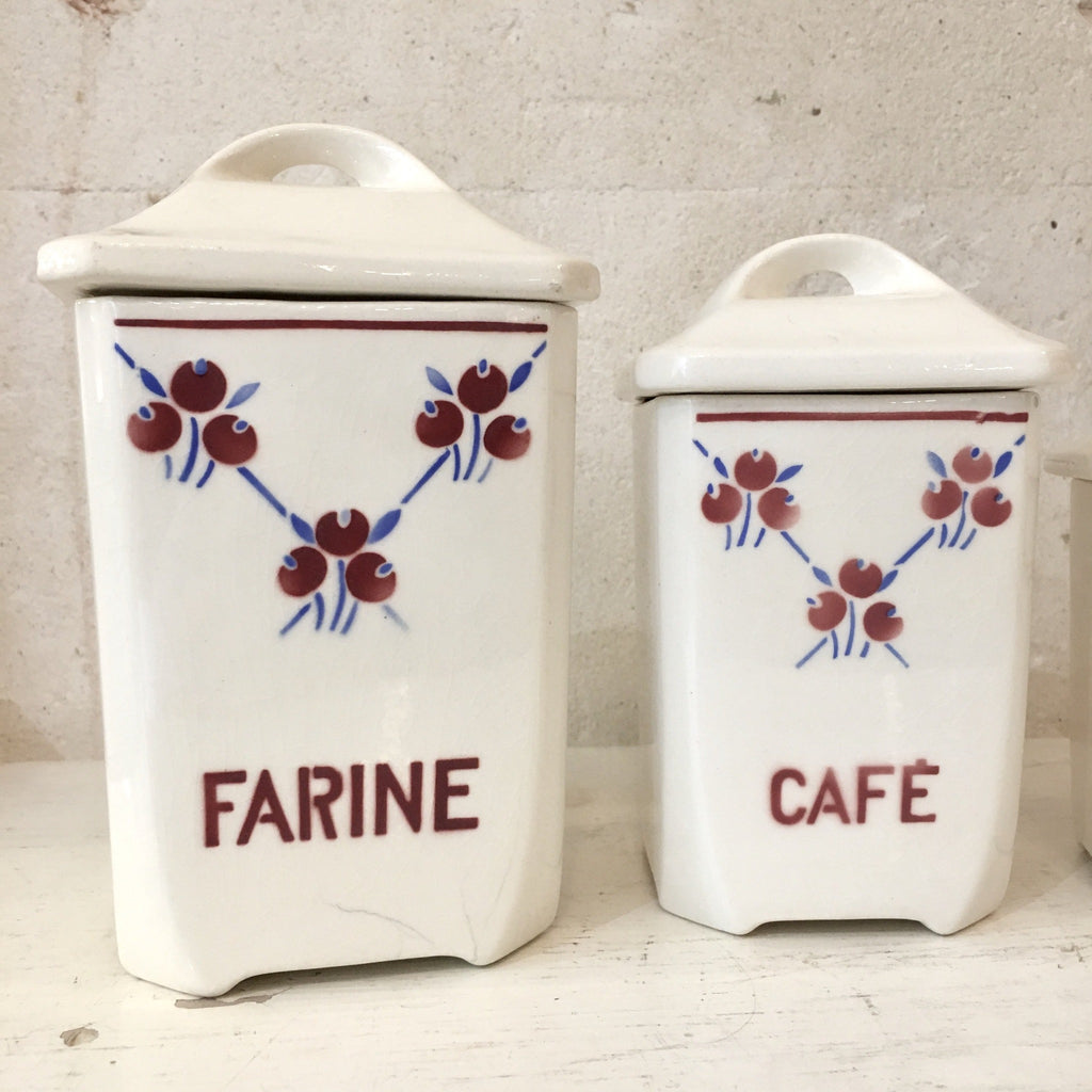 Ensemble de 5 pots à épices Badonviller