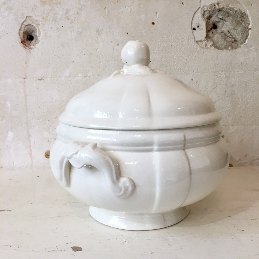 Soupière Sarreguemines écrue