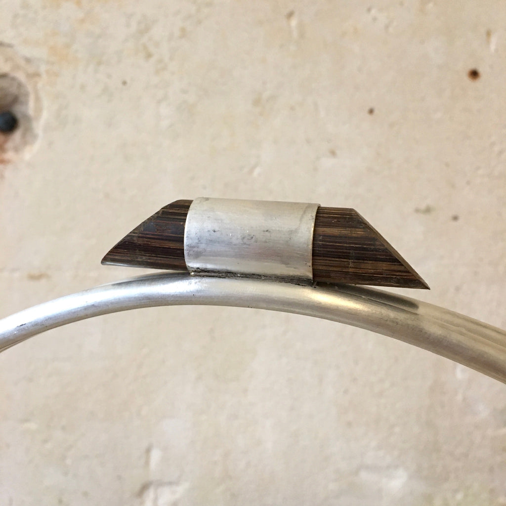 Serviteur à apéritif en métal argenté