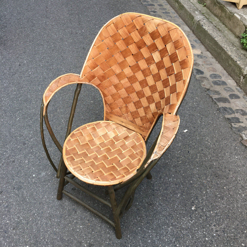 Fauteuil adulte en chataignier