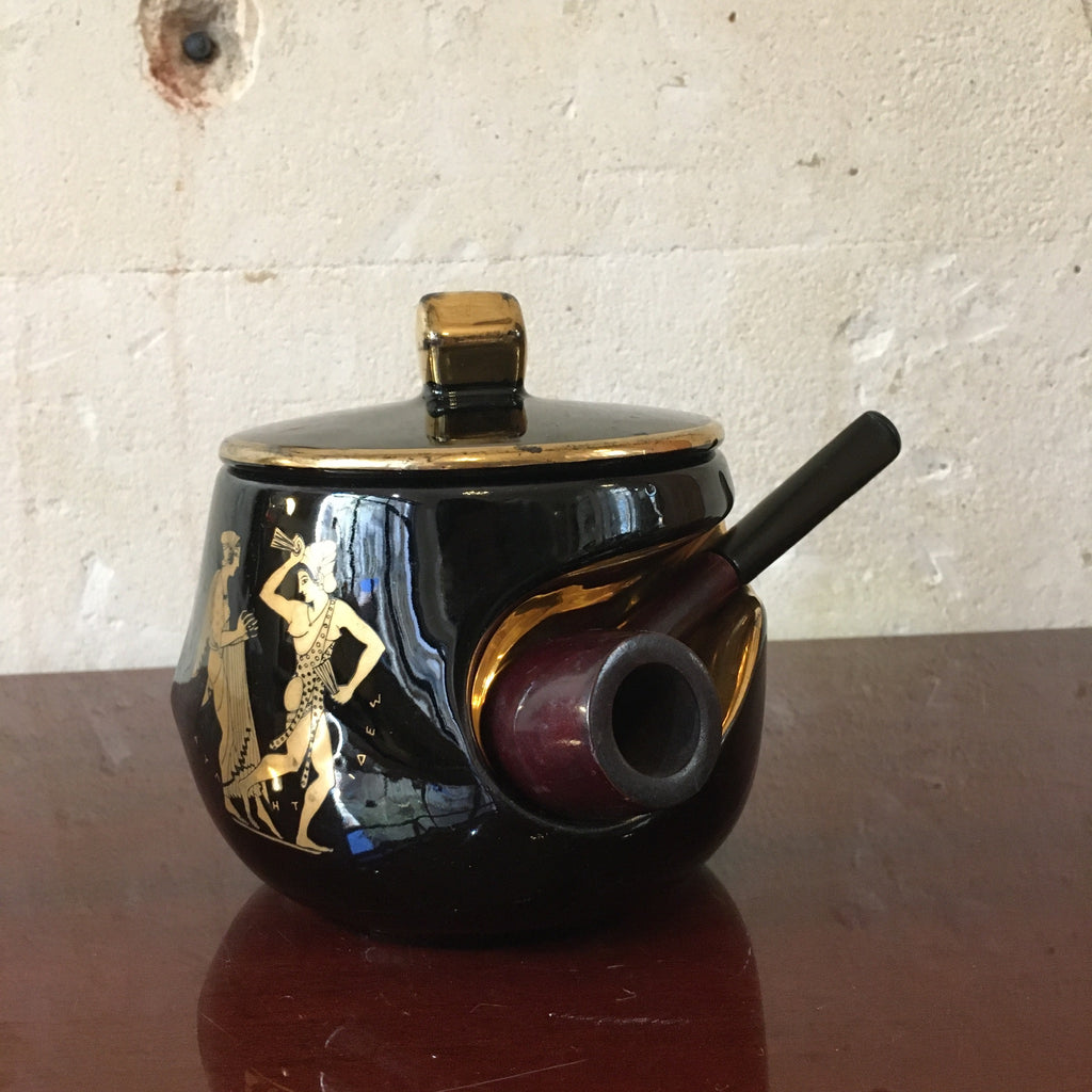 Pot à tabac en céramique