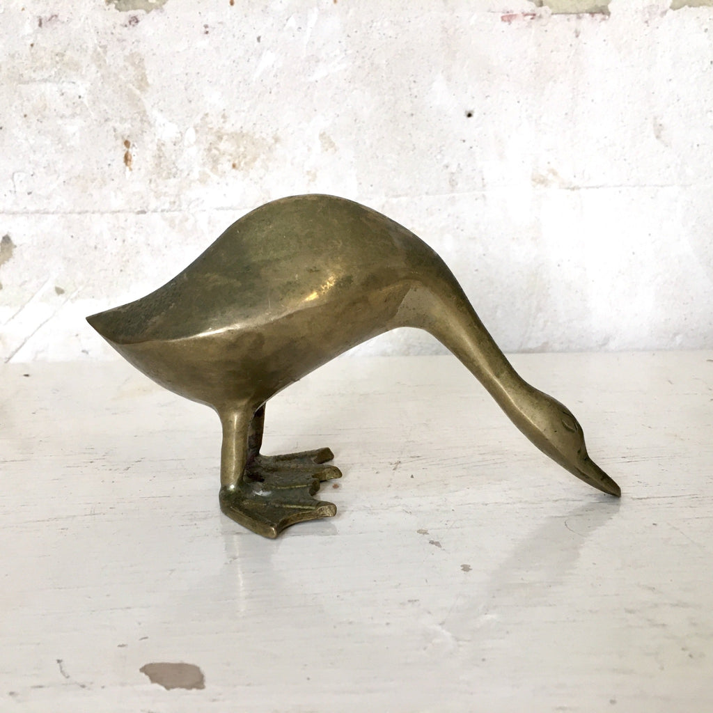 Canard debout en laiton