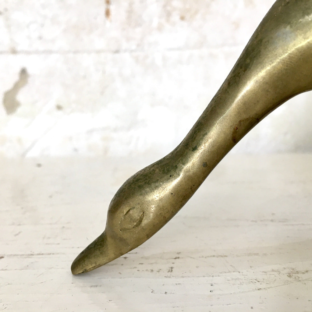 Canard debout en laiton